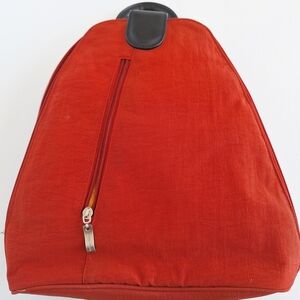Baggallini Red Backpack / Sling Purse